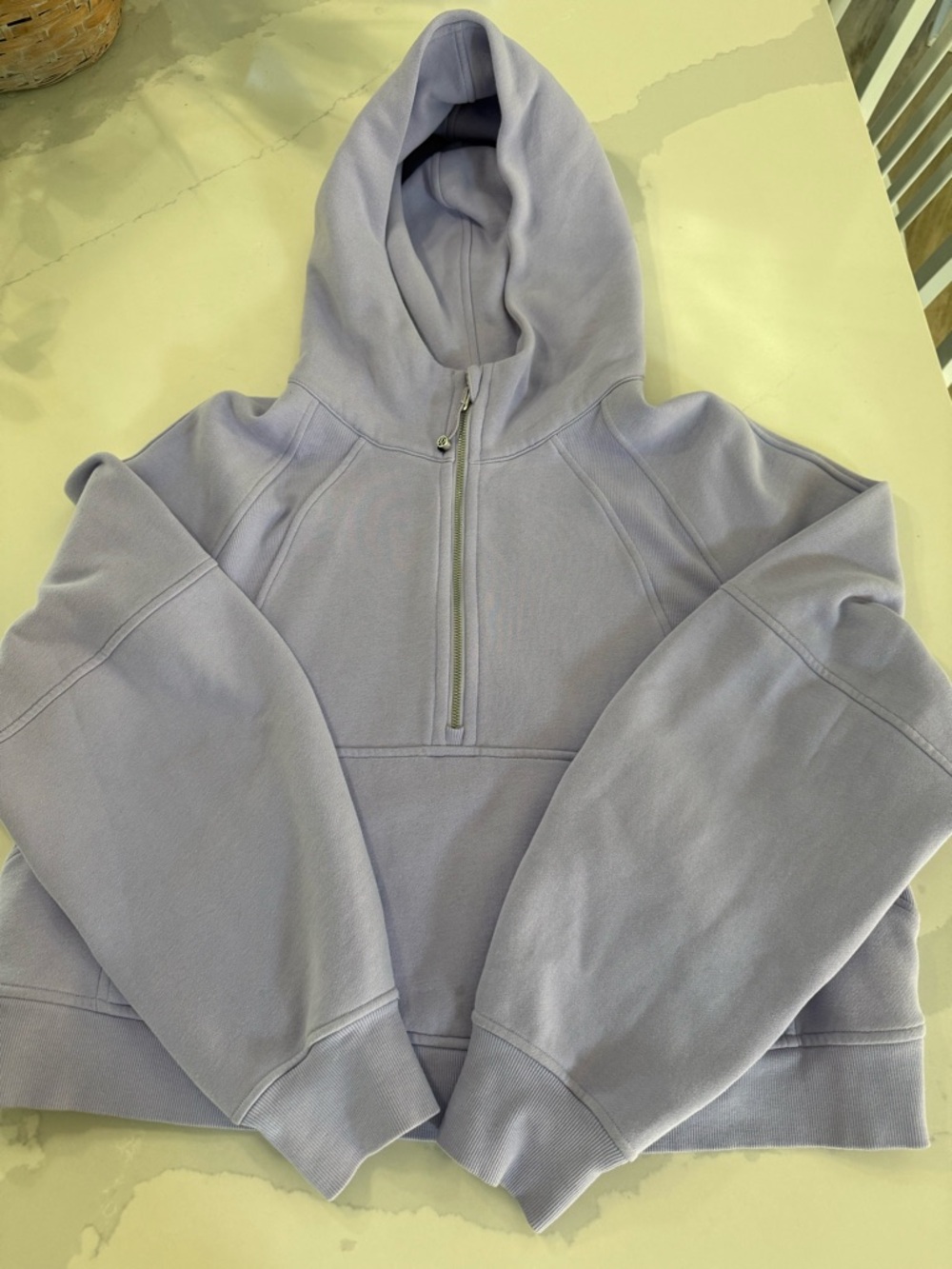 lululemon athletica Lilac Half-Zip Hoodie